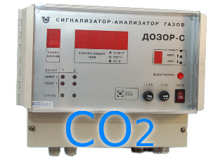 Газоанализатор углекислого газа Дозор-С стационарный