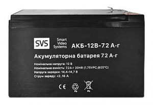 Акумуляторна батарея SVS АКБ-12В-7.2