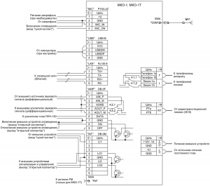 Схема подключения МКО-1Т